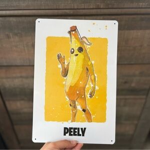 Fortnite Peely Yellow Sign